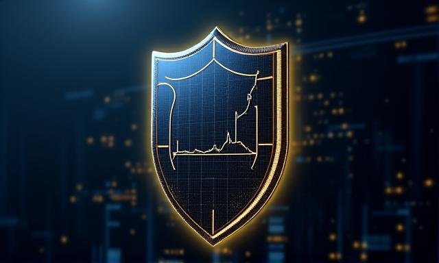 Digitale grafiek die risico's analyseert